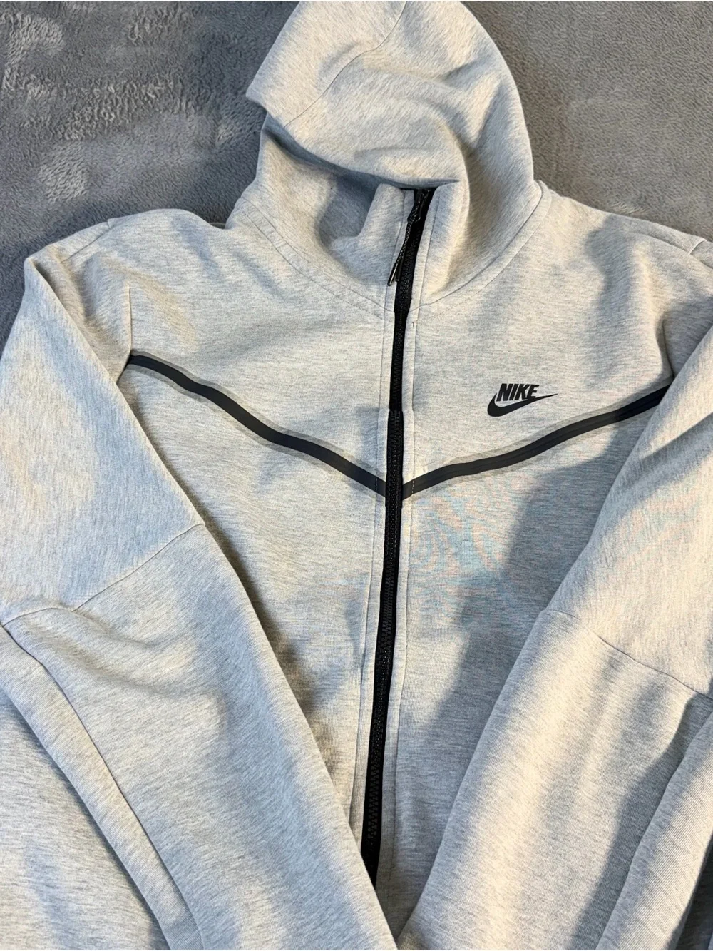 Nike Tech Sweatsuit Grey Size XL 2 piece Set